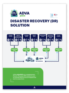 advapacs pacs disaster recovery solution
